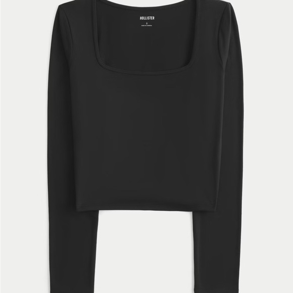 Hollister Women's Black Long Sleeve Top - Picture 2 of 5